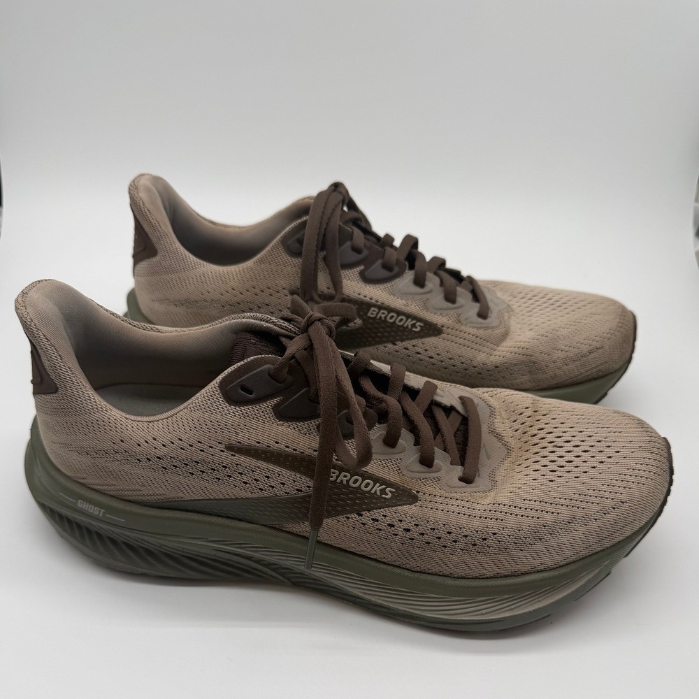 Brooks Shoes Mens Size 9.5 D Ghost DNA Loft Running Shoes Brown 2025